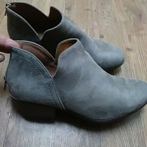 Taupe booties